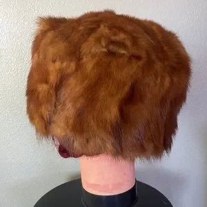 Vintage Mink hat custom made by Yórn Vintage Mink Fur Hat – to la mer vintage main image 4